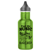 Bouteille D'eau Marimba Sent La Musique (Gauche)