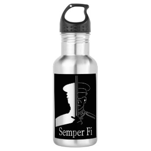 Bouteille D'eau Marine Semper Fi