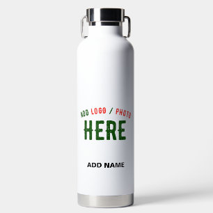 BOUTEILLE D'EAU MARQUE BLANCHE MODERNE ET PERSONNALISABLE VÉRIFIÉE