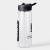 Bouteille D'eau Marque du logo commercial Sideways - Code QR - Tex (Gauche)