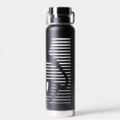 Bouteille D'eau MARVIN L'Icône rayée MARTIAN™ (Arrière)