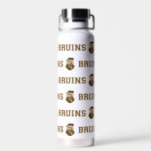 Bouteille D'eau Mascot Bruin | Équipe Brown & Gold School College (Arrière)