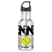 Bouteille D'eau Match de jeu de tennis (Devant)
