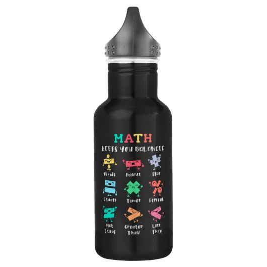 Bouteille D'eau Math keeps you balanced (Gauche)