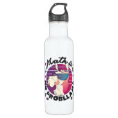 Bouteille D'eau Math n'est pas ProbLlama (Devant)