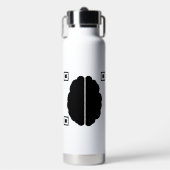 Bouteille D'eau Matrice de données cérébrales (Salle de sport)
