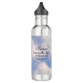 Bouteille D'eau Matthieu 5:13-14 Vous êtes le Ciel Lumière et Sel (Gauche)