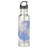 Bouteille D'eau Matthieu 5:13-14 Vous êtes le Ciel Lumière et Sel (Devant)