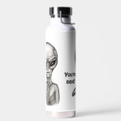 Bouteille D'eau Mauvais Alien, Tu es le prochain ! (Gauche)