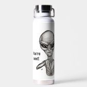 Bouteille D'eau Mauvais Alien, Tu es le prochain ! (Arrière)