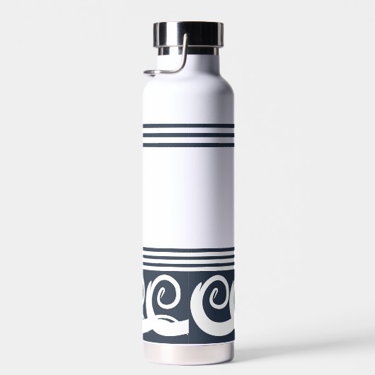 Bouteille d'eau Meander moderne (Plage)