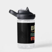 Bouteille D'eau Mec C'est Ma Première Journée De 9e Retour À L'éco (Arrière Complet)