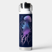Bouteille D'eau Méduse Éthérée Violet Bleu (Salle de sport)
