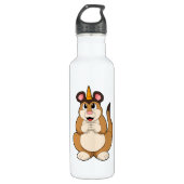 Bouteille D'eau Meerkat avec corne (Devant)