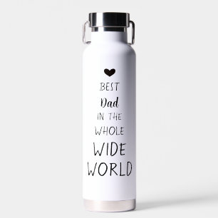 Bouteille D'eau Meilleur papa jamais Fête des pères Présente Grand