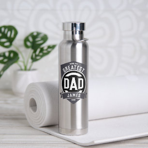 Bouteille D'eau Meilleur papa jamais moderne cadeau Fête des pères