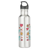 Bouteille D'eau Meilleur papa jamais | Père De L'Année (Dos)