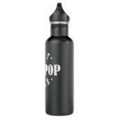Bouteille D'eau Meilleur Pop Pop Ever Design - Pop Pop Pop (Droite)
