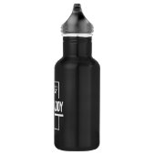 Bouteille D'eau Meilleur Stepdaddy du monde des hommes (Droite)