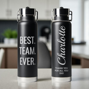 Bouteille D'eau Meilleure Équipe de Tous les Temps Personnalisée p