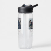 Bouteille D'eau Meilleure famille jamais ajouter nom de famille im (Gauche)