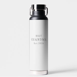 Bouteille D'eau Meilleure Grand-mère Est Date Personnalisée Minima