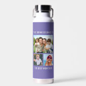 Bouteille D'eau Meilleure maman Ever 3 photo violet (Avant)