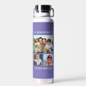 Bouteille D'eau Meilleure maman Ever 3 photo violet (Arrière)