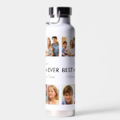 Bouteille D'eau Meilleure maman Jamais Photo Collage Fête des mère (Plage)