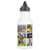 Bouteille D'eau Meilleure maman jamais photo collage Fête des Mère (Gauche)