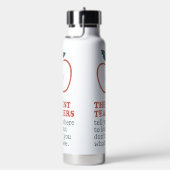 Bouteille D'eau MEILLEURS ENSEIGNANTS monogramme personnalisé (Évier)