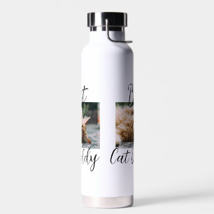 Bouteille D'eau Meilleurs parents de chat Papa maman animal photo