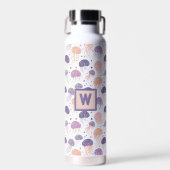 Bouteille D'eau Mélange de méduse Pastel violet et orange monogram (Avant)