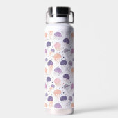 Bouteille D'eau Mélange de méduse Pastel violet et orange monogram (Arrière)