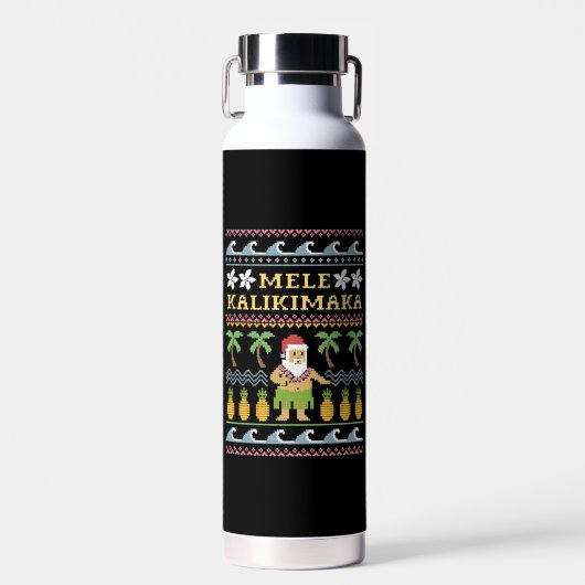 Bouteille D'eau Mele Kalikimaka (Avant)