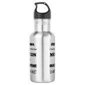 Bouteille D'eau Melodeon instrument le plus important (Dos)