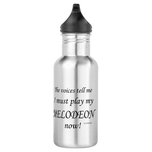 Bouteille D'eau Melodeon Voices dit que doit jouer (Droite)