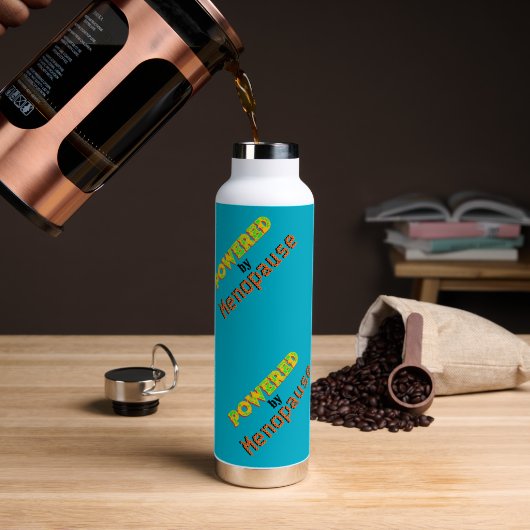 Bouteille d'eau Menopause 3 (Café (pivoté))