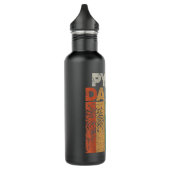 Bouteille D'eau Mens Retro Pyro Daddy Pyrotechnicien Père Firewo (Gauche)