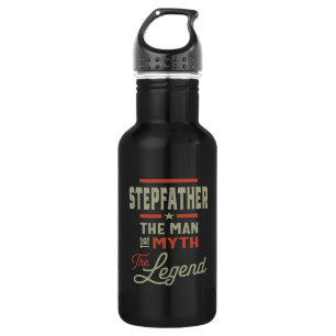 Bouteille D'eau Mens Stepfather The Man The Myth The Legend