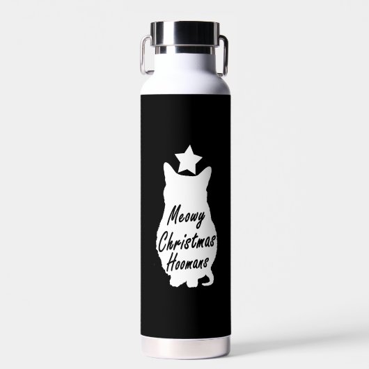 Bouteille D'eau MEOWY Christmas (Avant)