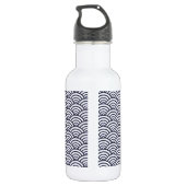 Bouteille D'eau Mer de Seigaiha (Dos)