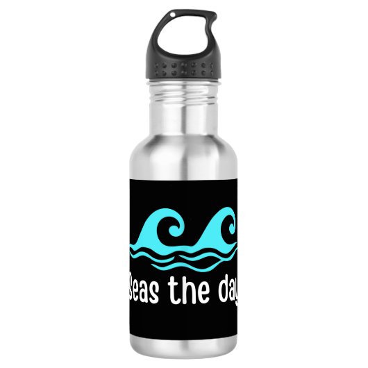 Bouteille D'eau Mer Le Jour Drôle Océan (Devant)