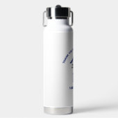 Bouteille D'eau Merci et votre logo d'entreprise Code QR (Salle de sport)