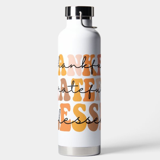 Bouteille D'eau Merci gracieux béni (Droite)