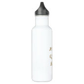 Bouteille D'eau Mère de la mariée Maman Cadeau de faveur or blanc (Gauche)