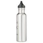 Bouteille D'eau Mère Du Mariage Groom Cadeau Favoriser Cool Modern (Droite)