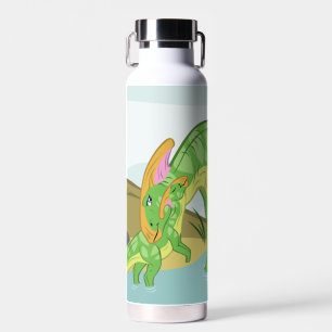 Bouteille D'eau Mère et bébé parasaurolophus