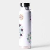 Bouteille D'eau Merveille mandala personnalisée (Gauche)