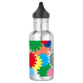 bouteille d'eau métallique (Gauche)